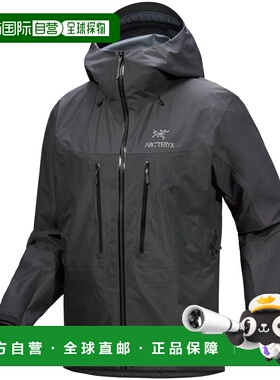 1h可退 香港直邮潮奢 arc'teryx 始祖鸟 男士 黑色 Alpha 夹克 X0