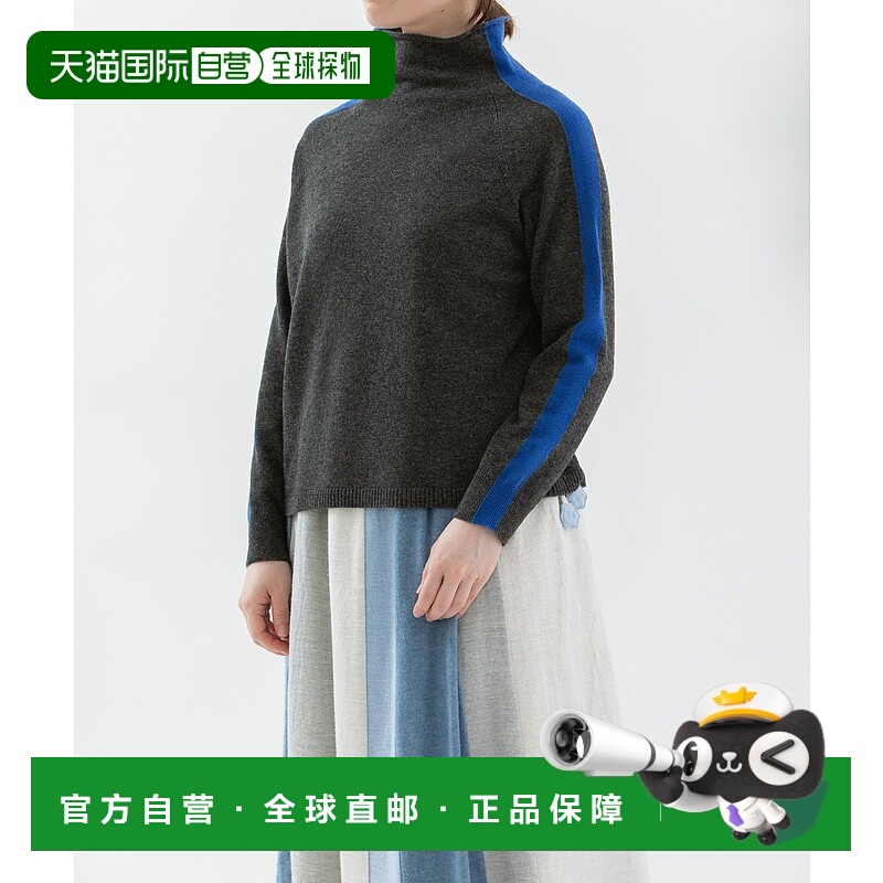 1h可退 日本直邮nop de nod 女装 Extra Fine美利奴羊绒感高领针