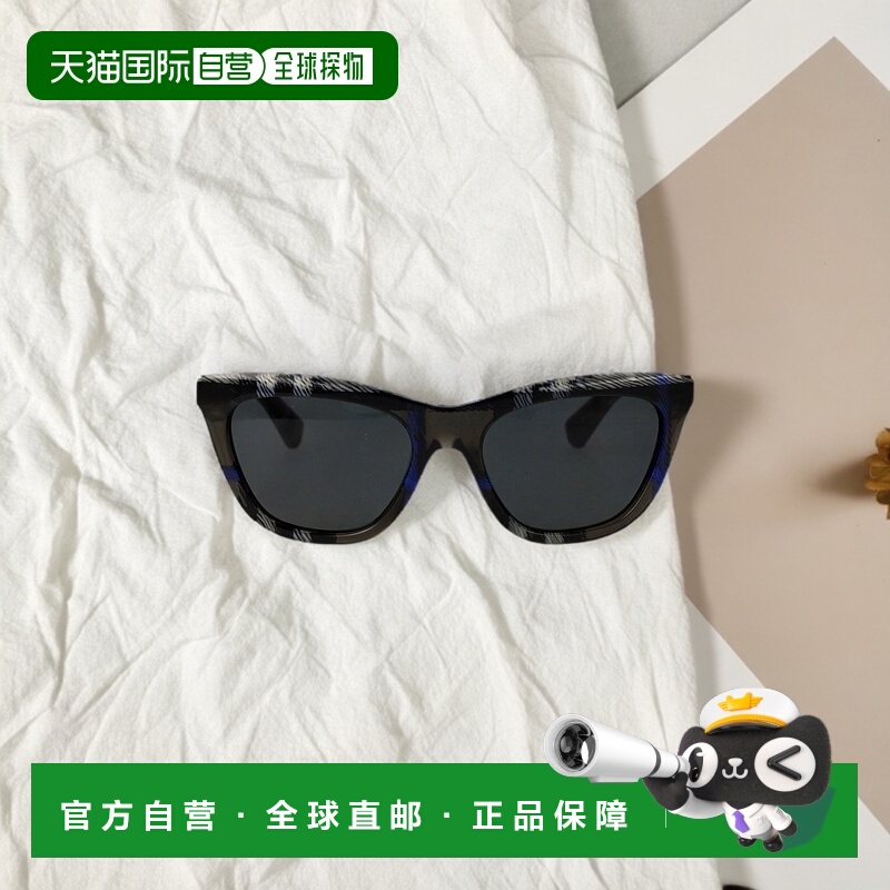 1h可退 香港直邮BURBERRY 女士太阳镜 0BE4435414787 AW2024 黑色