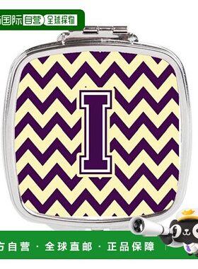 自营 Carolines Treasures CJ1058-ISCM 字母 I 雪佛龙紫色正品