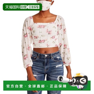 Ruched girlWomens Short Cropped 美国 自营 parchment madden