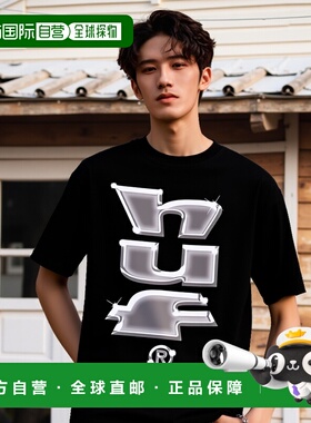 1h可退 日本直邮HUF 男女同款印花短袖T恤 25M_TS02446宽松潮流