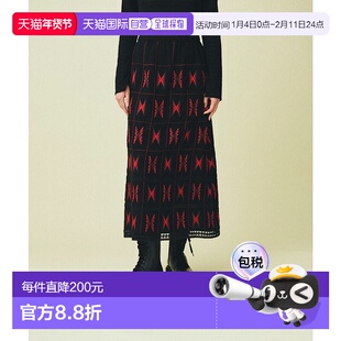 日本直邮GRACE CONTINENTAL 基卡刺绣长裙 GR9467EW011119半身裙