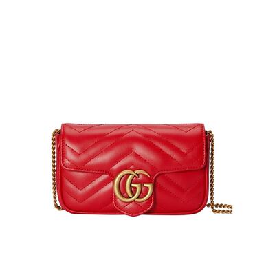 Gucci GG Marmont 超迷你单肩包 476433DTDHT