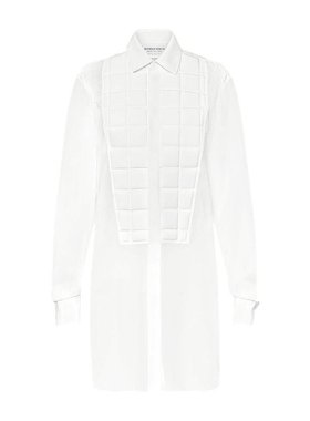 潮奢 Bottega Veneta 葆蝶家 女士 衬垫围兜衬衫 589625VKME0