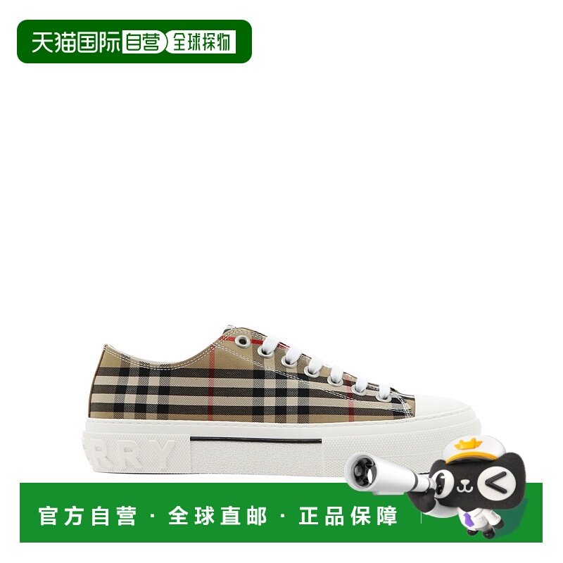 香港直邮BURBERRY 男士运动鞋 8049745 AW2024 浅棕色 Vintage Ch