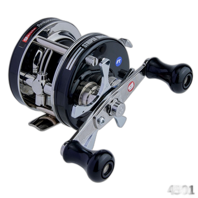 日本直邮Abu Garcia 大使 4501 Striper 黑色左手柄 24 年模型船