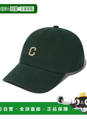 韩国直邮COVERNAT 男士帽子CO2407CA03VG SMALL C LOGO 3D EMBROI