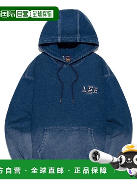 韩国直邮LEE正品美式复古新品男款卫衣LE2503HD11IN帽衫连帽衫