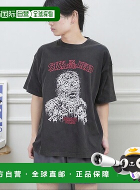 1h可退 日本直邮LURKING CLASS 男女同款SICK IN THE HEAD印花短T