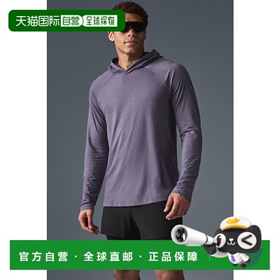 1h可退 美国直邮Alo Yoga Core Hooded Runner 意大利李子色男款