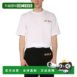 男士 白色 T恤 SS2025 MULTICOLOR 071602411001 香港直邮MOSCHINO