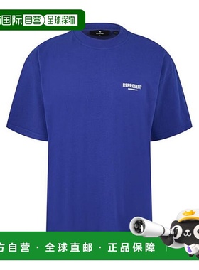 1h可退 香港直邮潮奢 Represent 男士 Owners Club T恤 blue蓝色