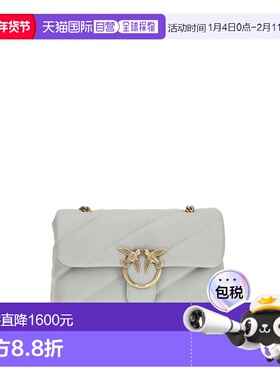 香港直邮PINKO 女士单肩包 100038A0F2K32Q CO 灰色 Love Puff Cl