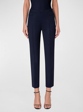 美国直邮Akris punto|Franca 中腰七分裤