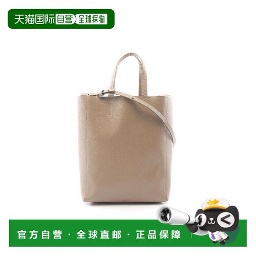 日本直邮中古Celine赛琳女包B级9新Tote Bag托特包牛皮托特包灰色