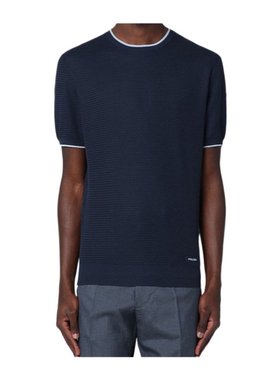 PRADA 男士T恤 UMF00716XUSOOOF0008 SS2025 蓝色