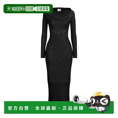 1h可退 香港直邮KHAITE 女士 Sweater 连衣裙 black黑色 舒适时尚
