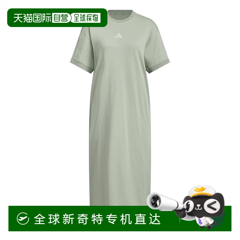 日本直邮adidas-阿迪达斯女士着装词T恤连衣裙KQD30 JN9971 JN997