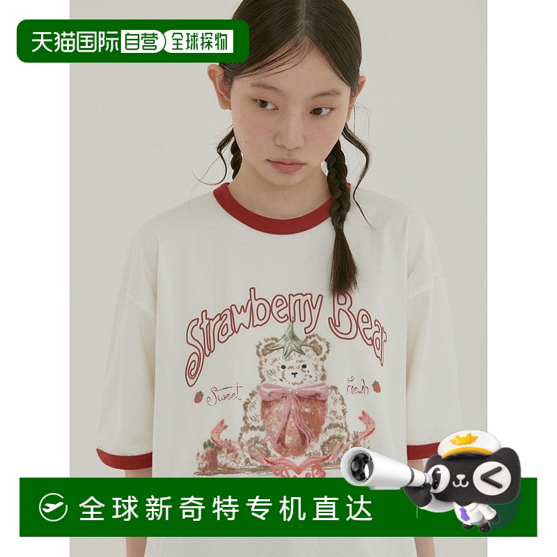 1h可退韩国直邮ambler上装T恤