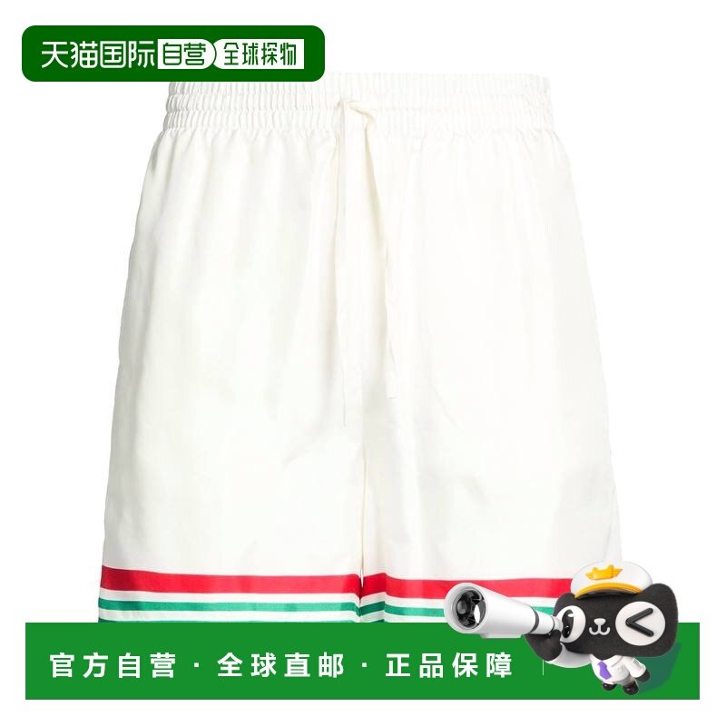 1h可退 香港直邮Casablanca 男士 短裤 white白色 舒适时尚,男装,休闲裤,淘宝优惠券,粉丝福利购,淘宝优惠卷