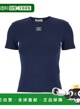 1h可退 香港直邮Celine 短袖T恤 RX0IX1407.