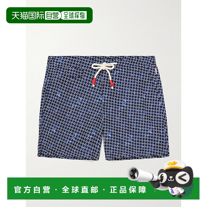 Orlebar Brown 男士 Terrazzo 标准版修身中长印花再生泳