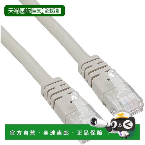 【日本直邮】Sanwa山业 增强CAT5绞线交叉电缆1m 浅灰KB-T5Y-01CN