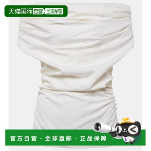 香港直邮潮奢 褶皱真丝上衣 magda 女士 white白色 butrym 1h可退