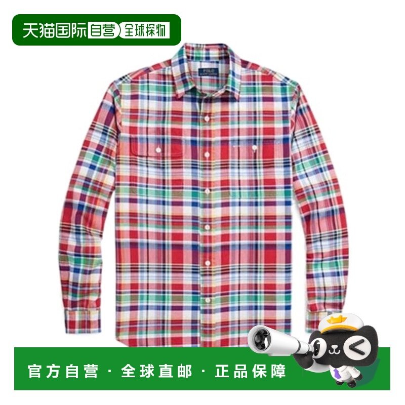 1h可退 香港直邮polo ralph lauren 男士 衬衫长袖