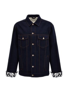 潮奢 Burberry 巴宝莉 男士 牛仔布夹克 8080770INDIGOBLUE