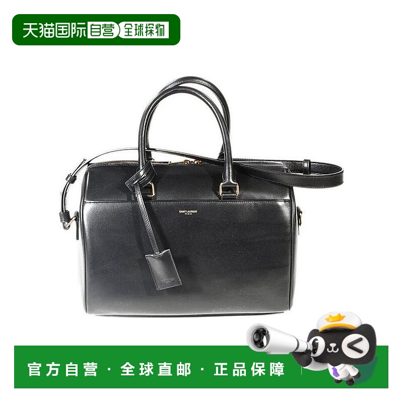 香港直邮Saint Laurent 徽标手提包 322049C150J真皮