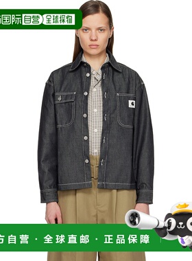 1h可退 香港直邮潮奢 CARHARTT WIP 女士 灰色 Louis 牛仔夹克 I0