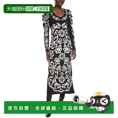 自营FARM Rio Cashew Mandala Knit Dress - pink 美国奥莱直发