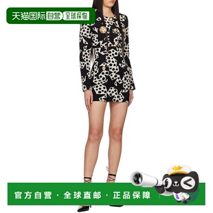 香港直邮AREA 2401D35289 提花图案细连衣裙