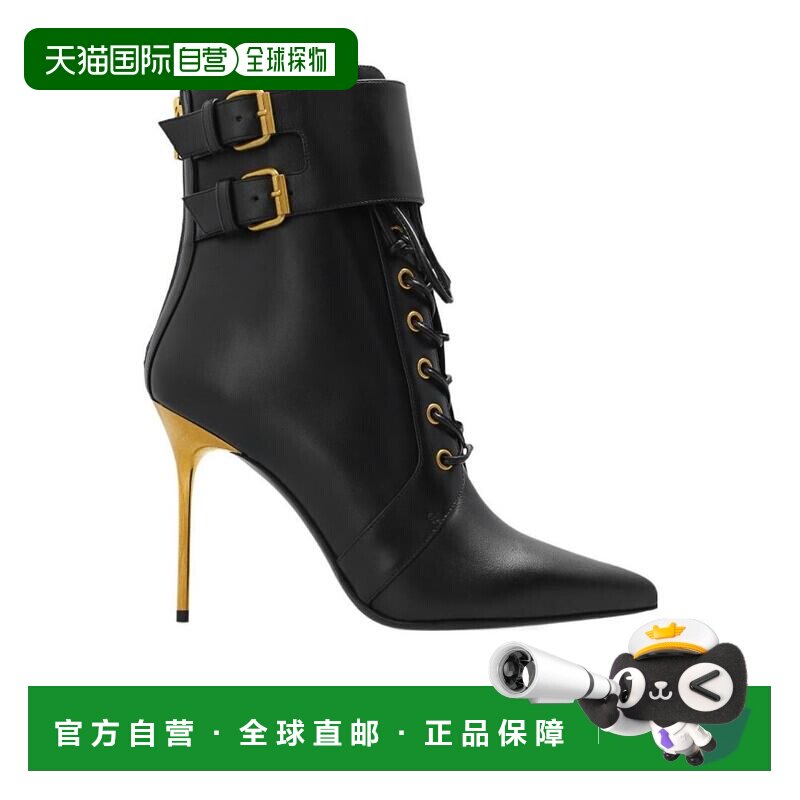 香港直邮BALMAIN 女士高跟鞋 YN1TA740LVIT0PA SS2023 黑色 高跟