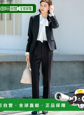 1h可退 日本直邮GeeRA 女士无领修身西装套装 207602