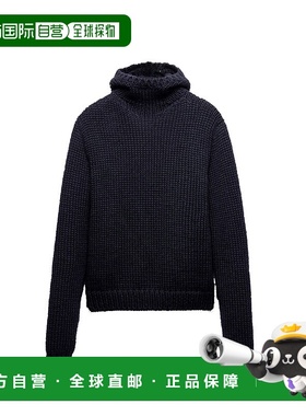香港直邮PRADA 男士卫衣 UMR59915GKF0008BLUE AW2024 黑色