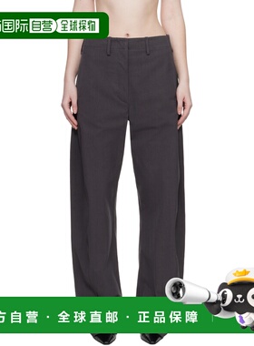 1h可退 香港直邮潮奢 magda butrym 女士 灰色 Wide-Leg Cotton