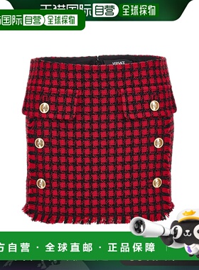 香港直邮VERSACE 女士半身裙 10173111A122702RB80a字裙