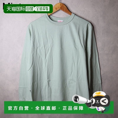 日本直邮Healthknit Tompkins 圆领长袖T恤尺码 213复古黑色米卡