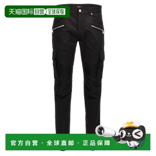 男士 蓝色 休闲裤 SS2023 Balma AH0MH016CD960PA 香港直邮BALMAIN