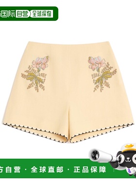 1h可退 香港直邮Valentino 刺绣短裤 BRF2W39EK