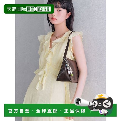 日本直邮LILY BROWN 褶皱荷叶边喇叭连衣裙 [L04920EW032082]内搭