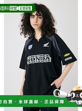 1h可退 日本直邮MOUSSY 女士HONDA赛车游戏T恤  010ISL015961新款