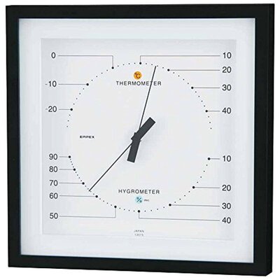 日本直邮EMPEX 温湿度计 台式壁挂通用 日本制 白色 MN-4831
