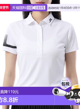 韩国直邮J.LINDEBERG 海蒂 波罗（GWJT12637-0000） 短袖/无袖T恤