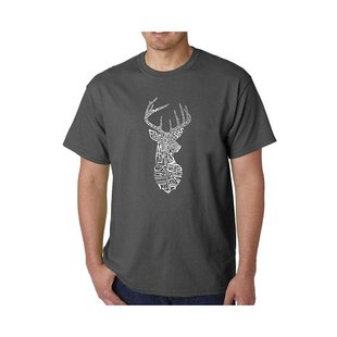 男式 文字艺术 鹿 Art 恤 种类 Pop