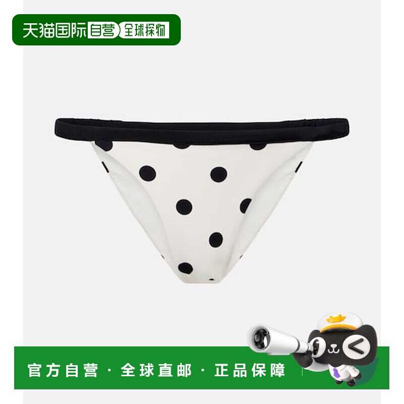 香港直邮Self-Portrait 女士 波尔卡圆点比基尼性感泳装下装