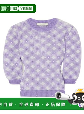 香港直邮Alessandra Rich 圆领针织衫毛衣 FAB3233K3837